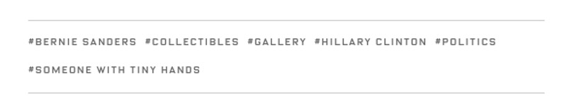 Wired tags on a story about Donald Trump (March 7, 2016)